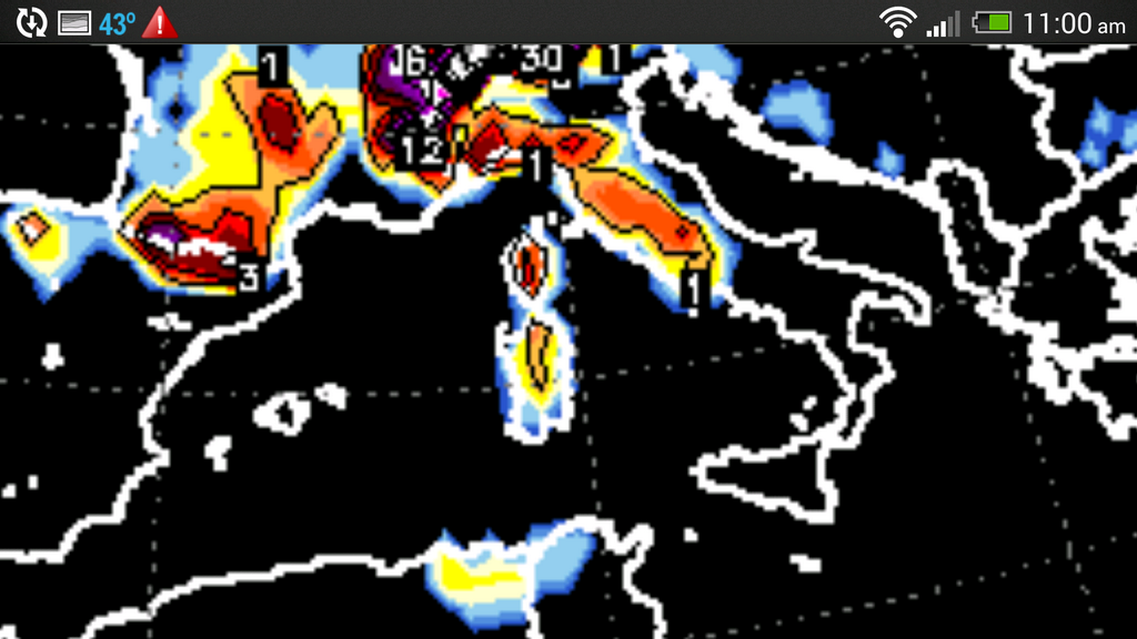 Snow Expected In Southern Europe & Even North Africa??